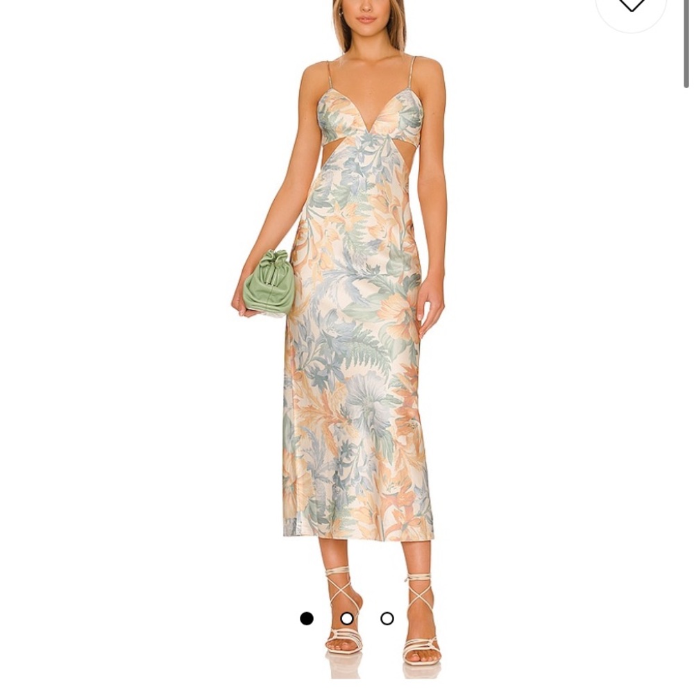 significant other Jacy midi dress in island bouqet